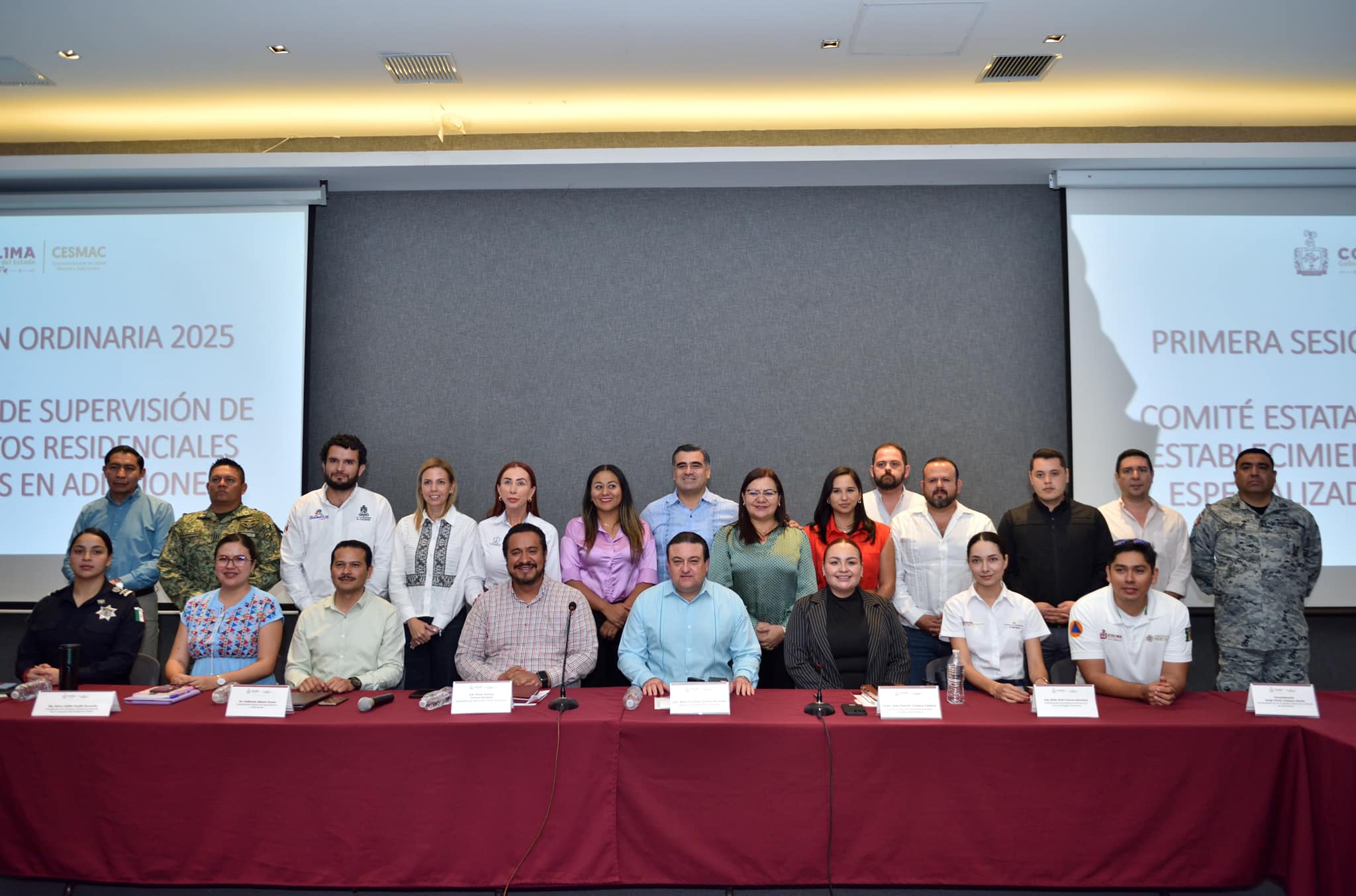 1ra Sesión Ordinaria del Comité Estatal de Supervisión de Establecimientos Residenciales Especializados en Adicciones 2025.