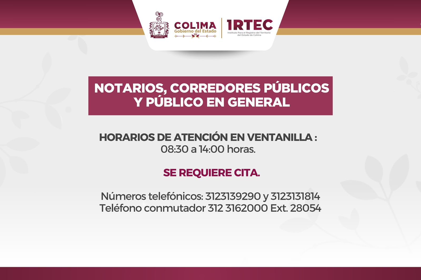 Aviso Importante Principal