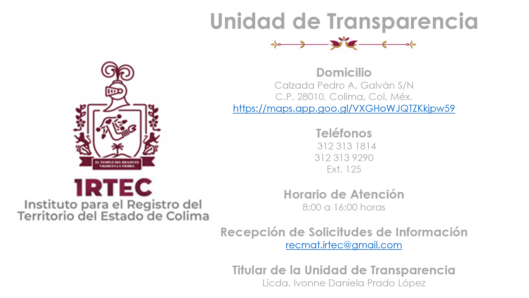 Unidad de transparencia
